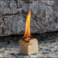single burning Organic Fire Starter