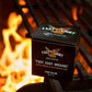 Original 8-Pack Organic Fire Starter on grill over campfire